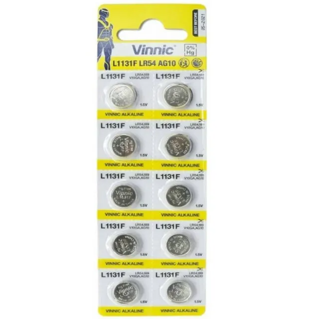 PILAS AG10-LR54 - BLISTER X 10 UNIDADES