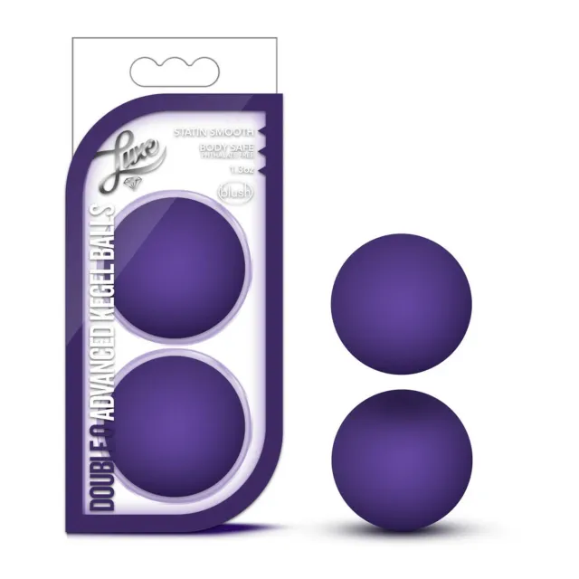 LUXE - DOUBLE O ADVANCED KEGEL BALLS - PURPLE