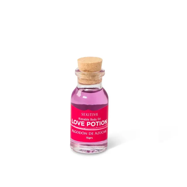 MINI ACEITE COMESTIBLE LOVE POTION ALGODÓN DE AZÚCAR 15ML