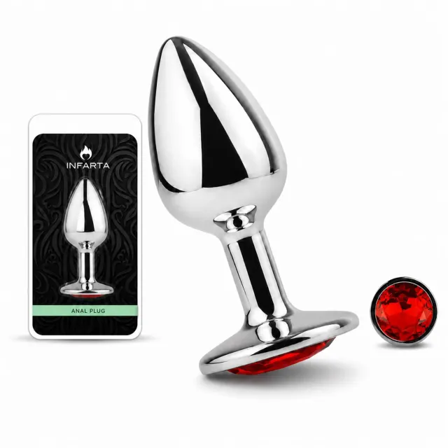 ANAL PLUG EROS METAL SMALL RED