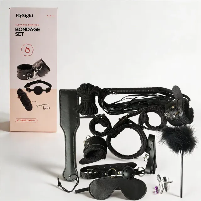 BONDAGE SET NEGRO / C9017
