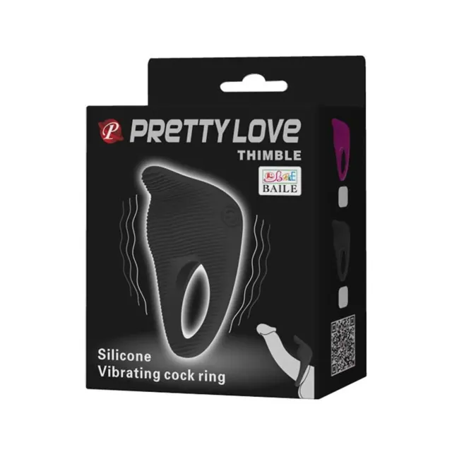 ANILLO VIBRADOR THIMBLE SILICONA MULTIFUNCION