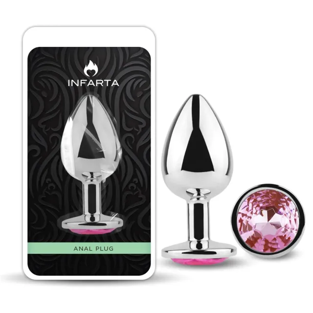 ANAL PLUG EROS METAL LARGE PINK