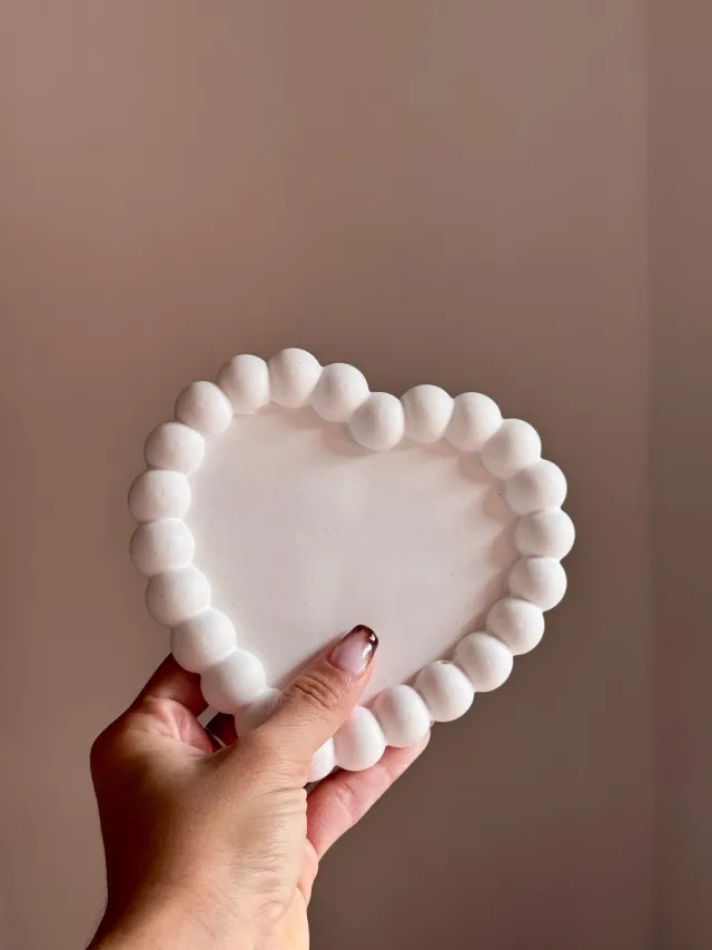 Bandeja corazón bubble