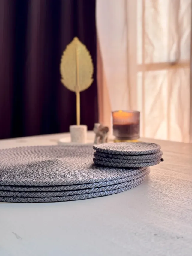 Individuales gris 5