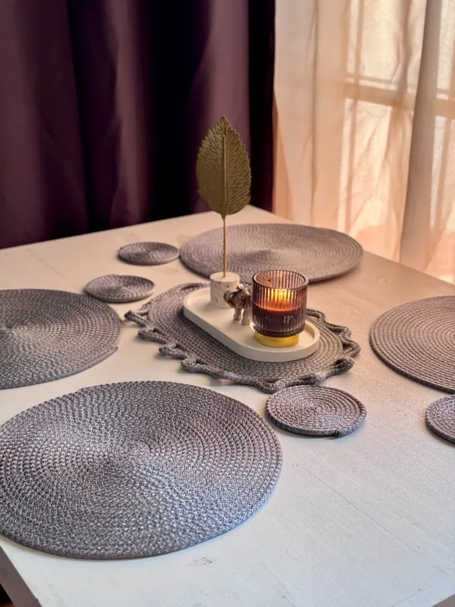 Individuales gris 2