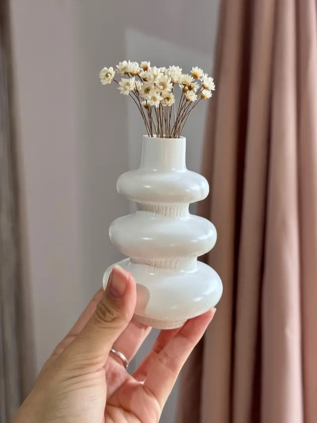 Mini florero torre discos