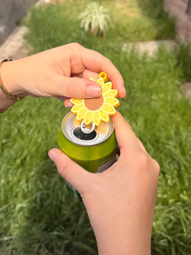 Abre latas girasol - opcional llavero
