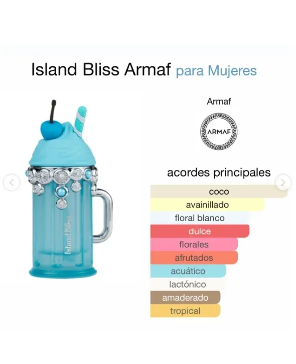PERFUME ISLAND BLISS ARMAF CELESTE 100ML 2