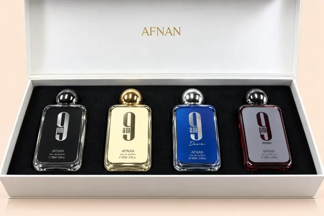 KIT DE PERFUME AFNAN 9 SERIES x4pcs 30ml
