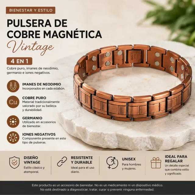 Pulsera Magnetica de Cobre