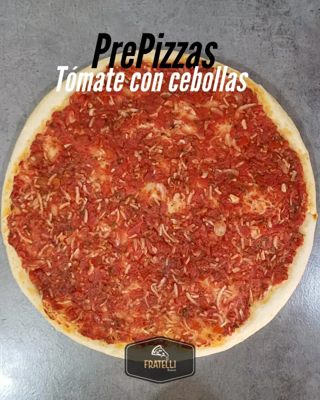 Pizza de Tómate y Cebolla