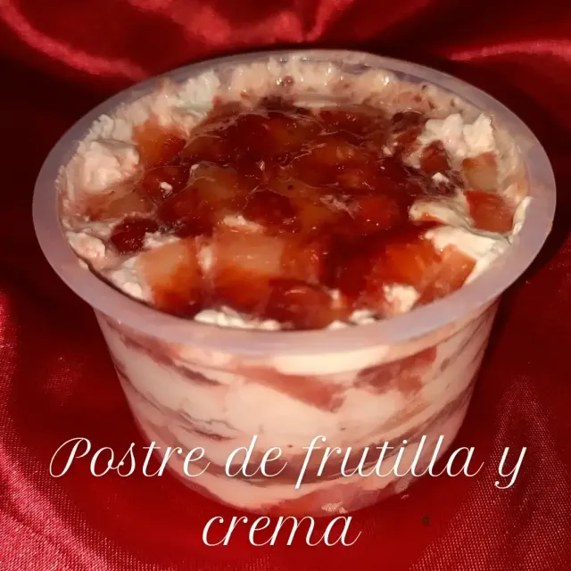 Postres con crema