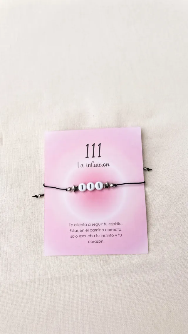 Pulsera con prpoposito - números ✨