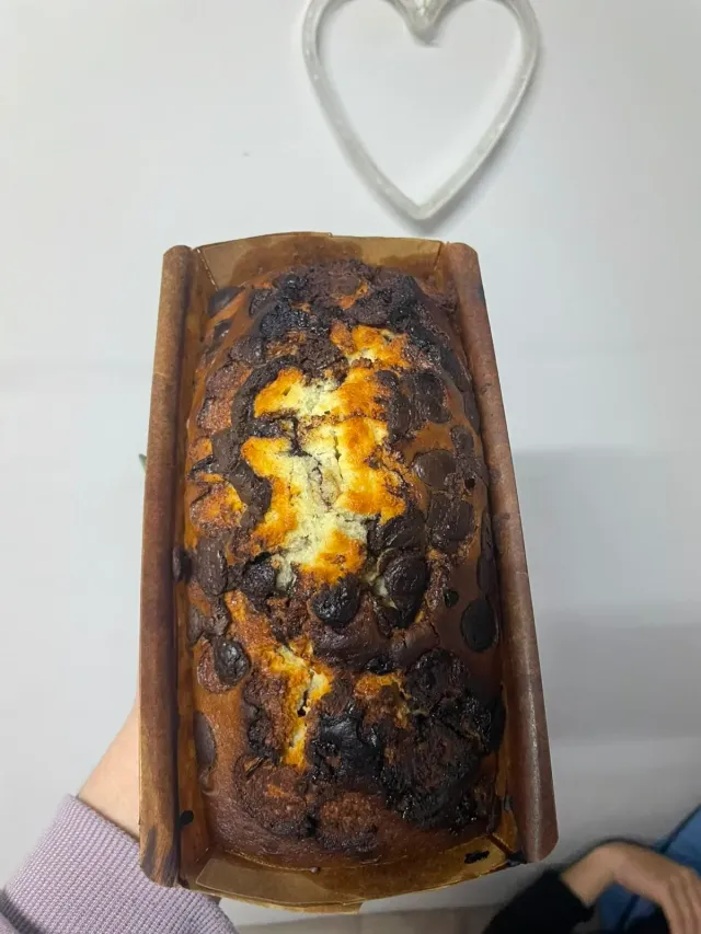 budin de banana y chips 2