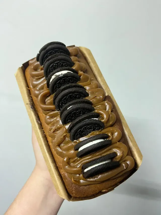 Budín de oreo