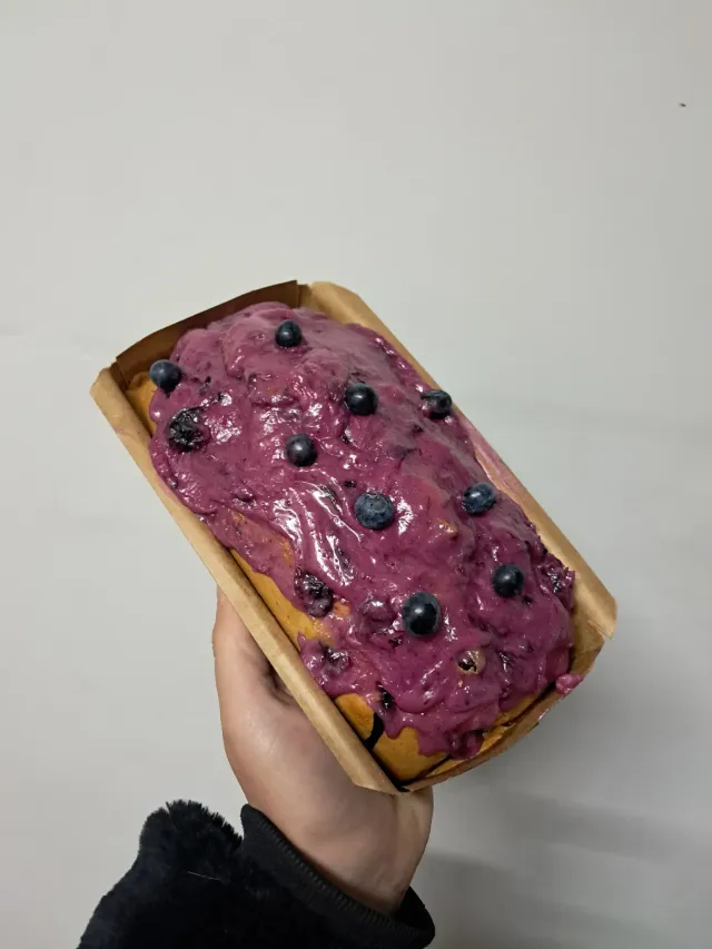 Budin de arándanos 2