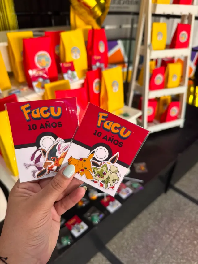 Packs de stickers con tarjeta