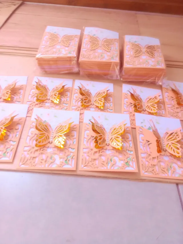 Tarjetas de invitacion personalizadas pack x50 unidades 4