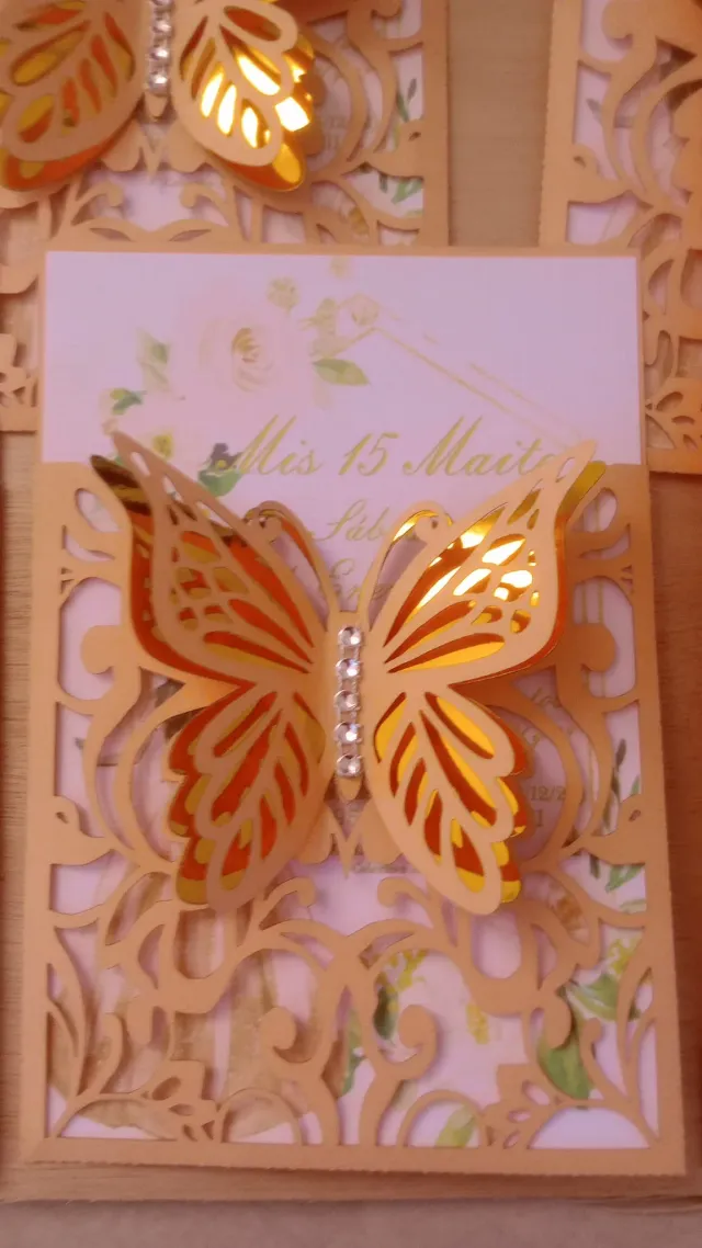 Tarjetas de invitacion personalizadas pack x50 unidades 8