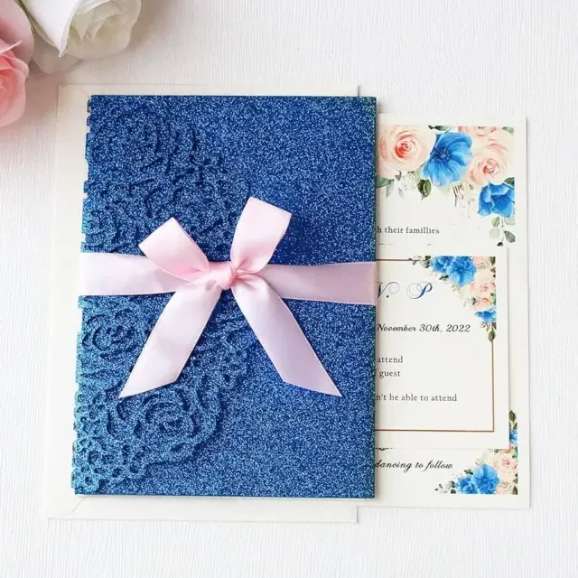 Tarjetas de invitacion personalizadas pack x50 unidades