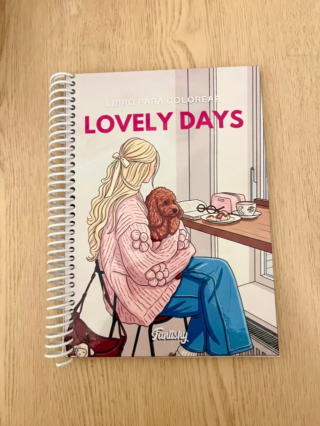Cuaderno para colorear lovely days