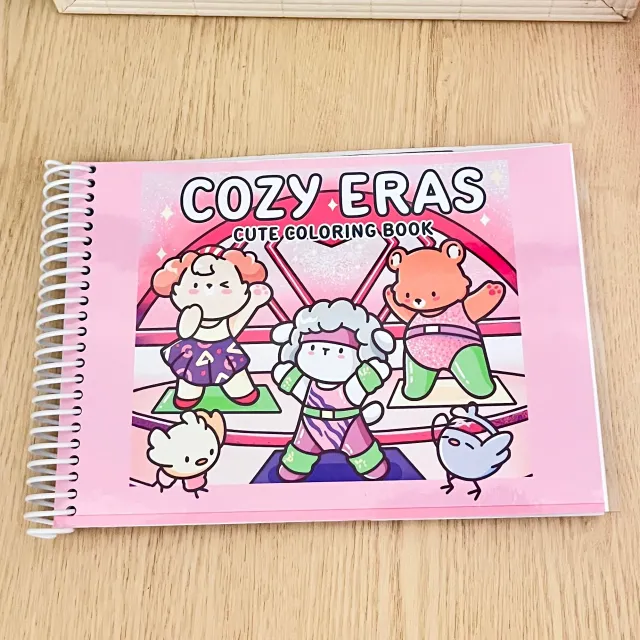 Cuaderno para colorear cozy eras