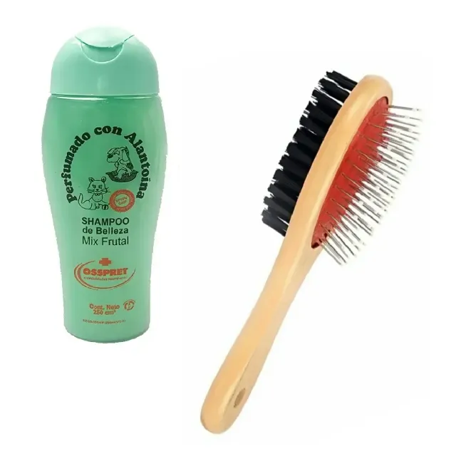 Shampoo Osspret Mix Frutal + Cepillo Doble Large 2