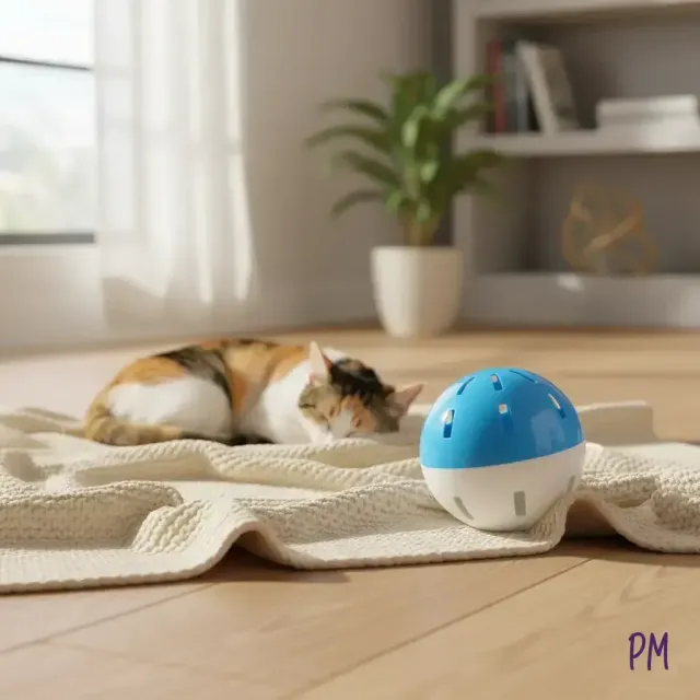 Set de juguetes para gato: rascador, giroscopo, ratón a cuerda, pelota sonajero 5