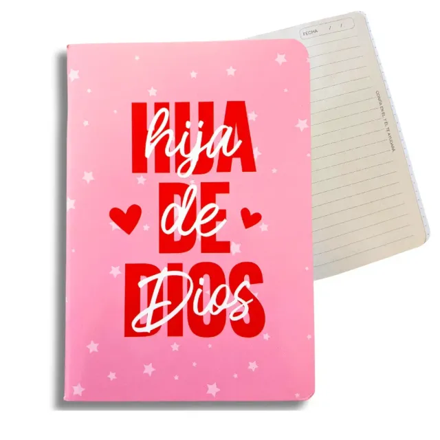 Cuaderno tipo A5 Abrochado / Tapa Flexible