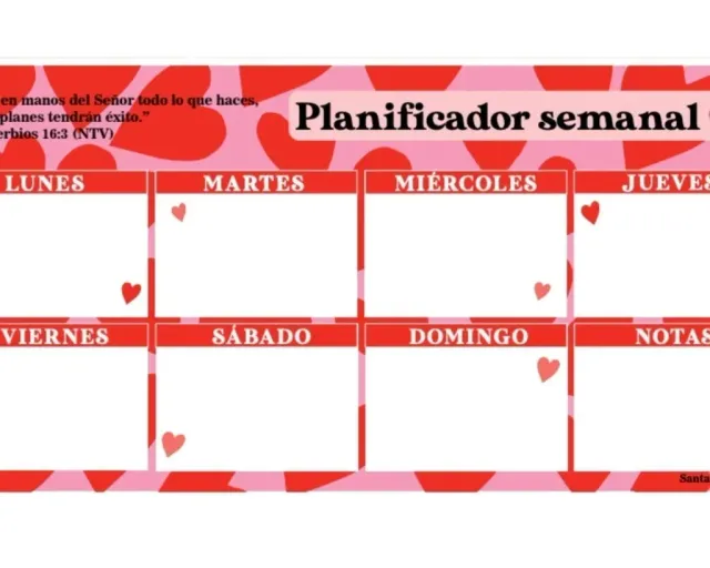 PLANIFICADOR CON IMAN