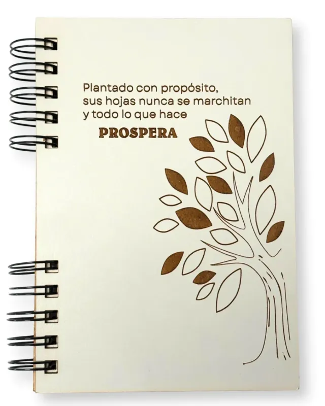 CUADERNO A5 TAPA MADERA 2