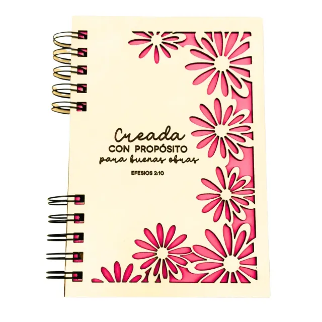 CUADERNO A5 TAPA MADERA