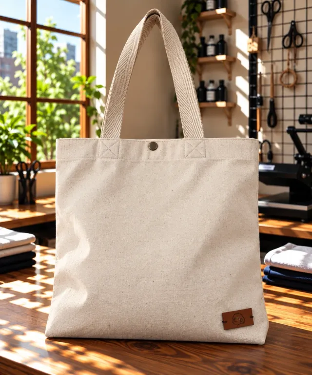 Totebag de lienzo crudo 3
