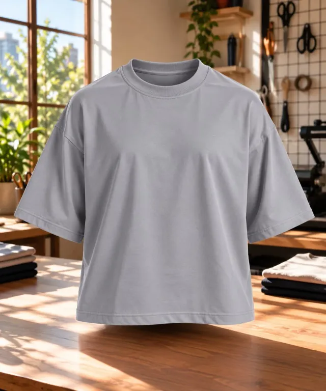 REMERA BOXY FIT ALGODON PEINADO 20.1 2