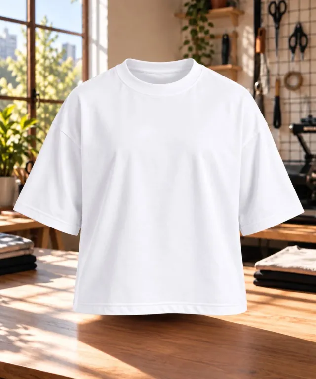REMERA BOXY FIT ALGODON PEINADO 20.1 3
