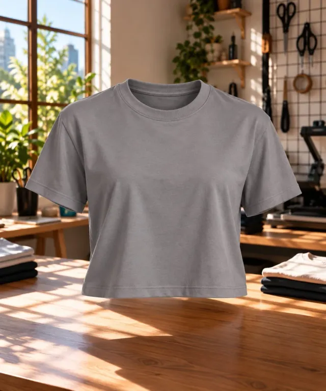 REMERA OVERSIZE TOP CROP MUJER 3