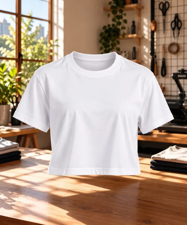 REMERA OVERSIZE TOP CROP MUJER 4