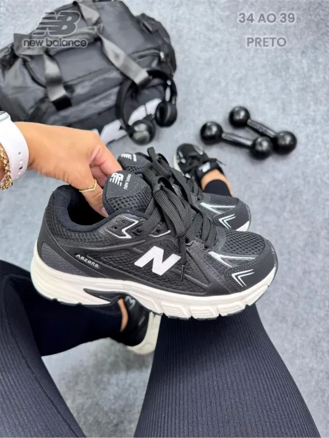 👟 New Balance Retro Abzorb 📏 Del talle 34 al 39 🖤 Negro