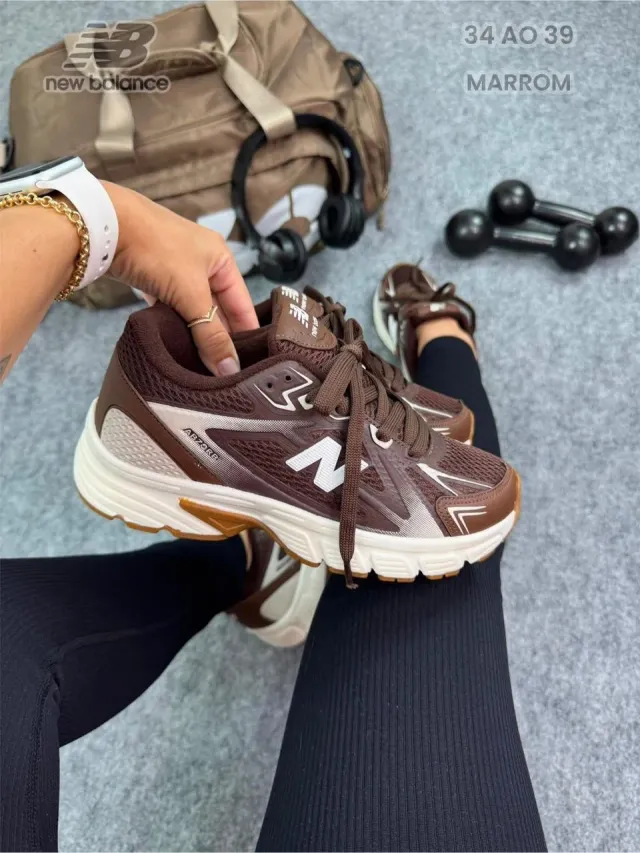 👟 New Balance Retro Abzorb 📏 Del talle 34 al 39 🤎 Marrón