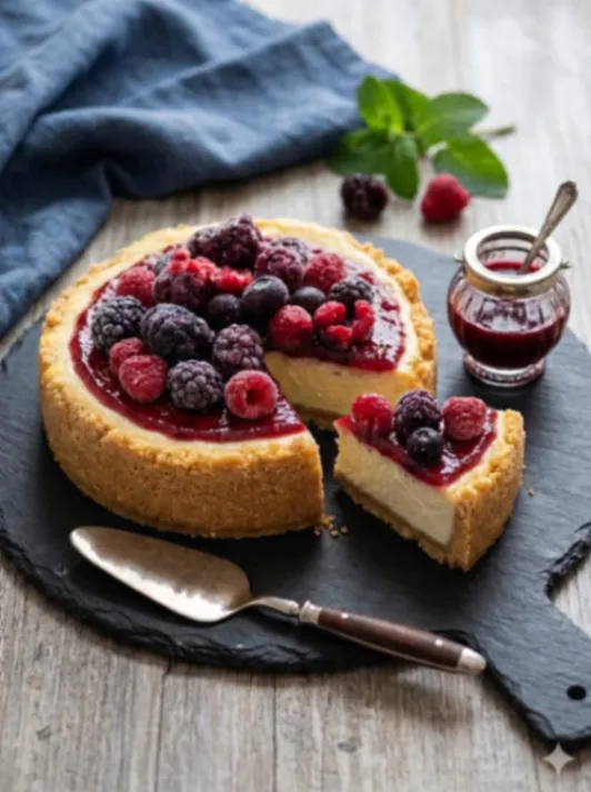 Cheesecake frutos rojos