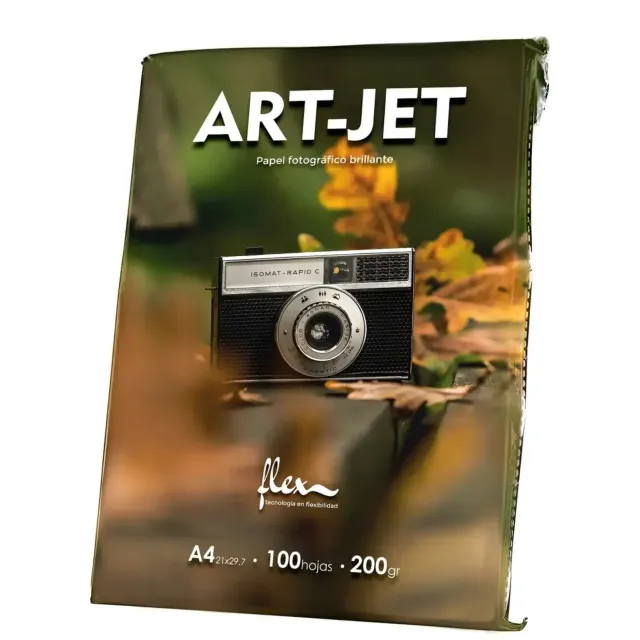 Papel Fotográfico Brillante Art-jet® 200gr Flex A4 X 100h