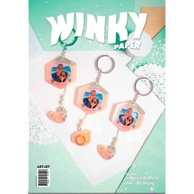Winky Paper By Art-jet 10 Hojas A4 Semi Transparente