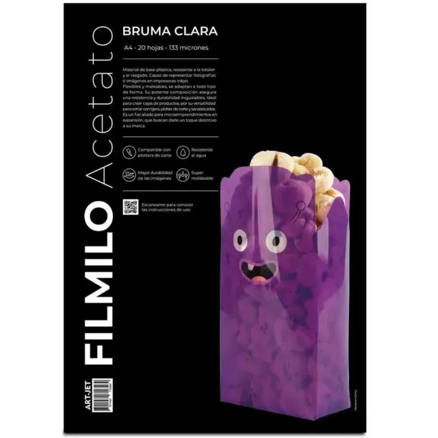 Filmilo Art-jet Acetato Bruma Clara A4 20 Hojas