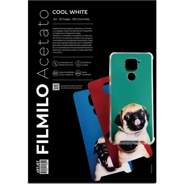 Filmilo Art-jet Acetato Cool W A4 100 Hojas