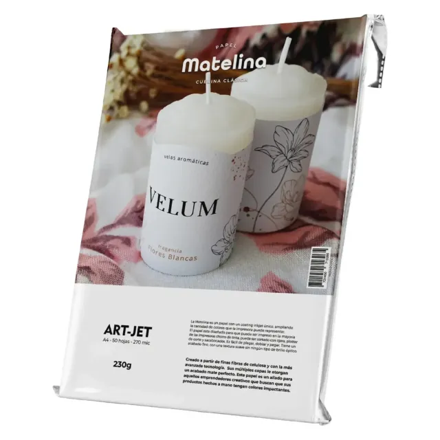 Papel Matelina Texturada Cuerina Clásica 230g A4 50 Hojas