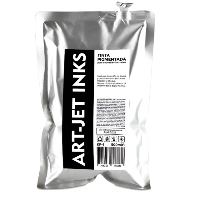 Tinta Para Hp Smart Tank 720/750/580 500ml Negro Pigmentado