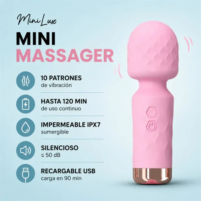 MINI MASSAGER MINILUX - MASAJEADOR VIBRADOR 4