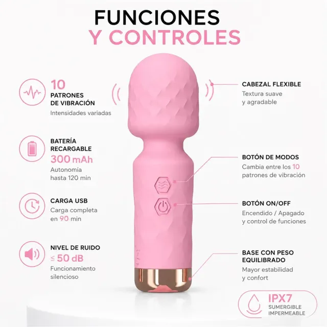 MINI MASSAGER MINILUX - MASAJEADOR VIBRADOR 6
