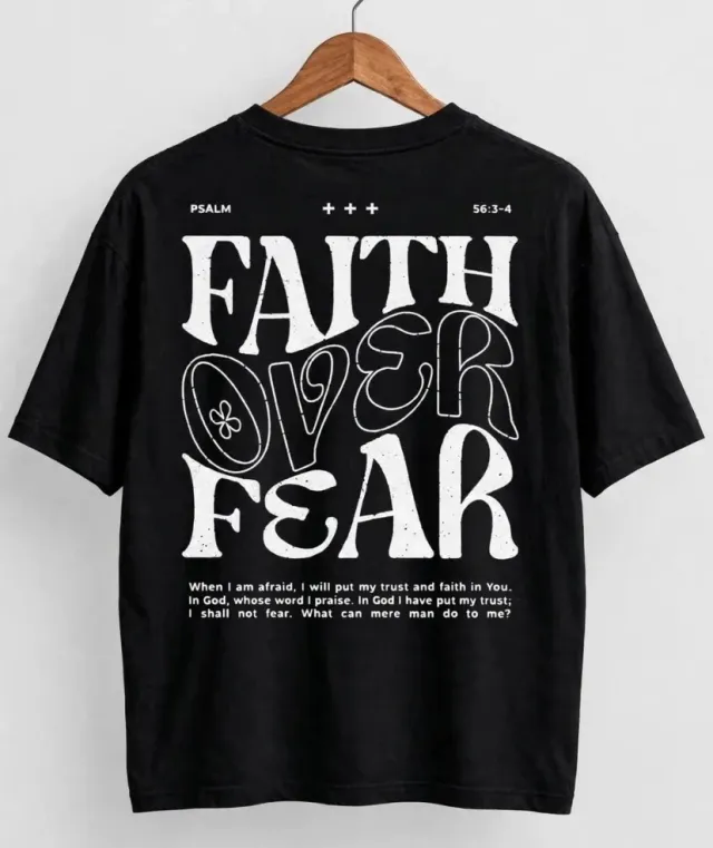 Remera FAITH OVER FEAR 4